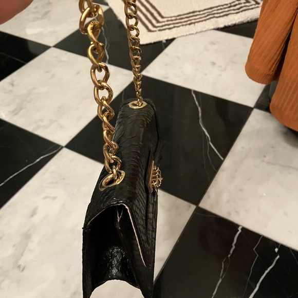 Liz Claiborne Black Crocodile Bag - Picture 9 of 11